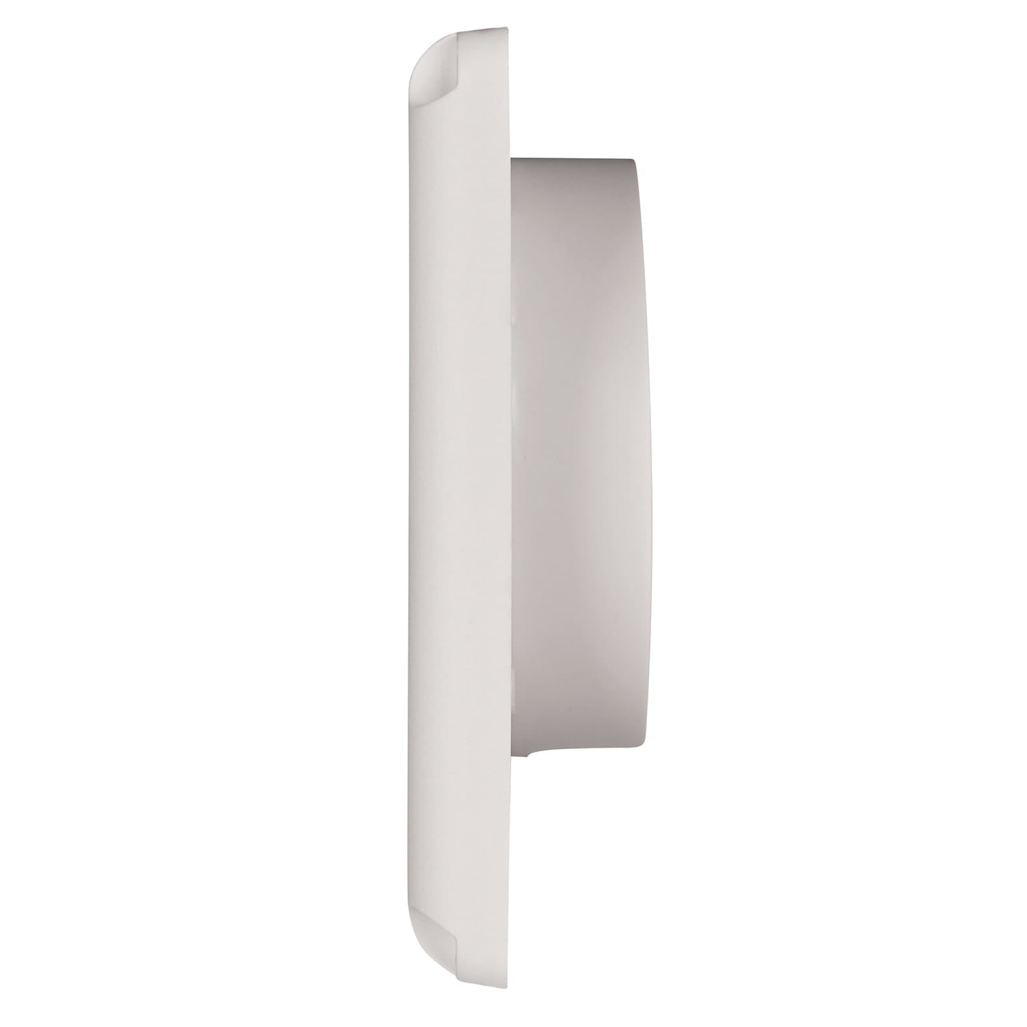 Deflecto Supurr-Vent Louvered Dryer Vent Hood, White