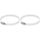 Deflecto 4" Worm Drive Clamps, 2 pk