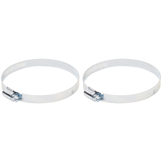 Deflecto 4" Worm Drive Clamps, 2 pk