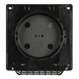Deflecto 4-In. Wide-Mouth Dryer Vent Hood Kit with Damper, Detachable Bird Guard, Collar, and Aluminum Pipe, RVHABLK4