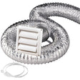 Deflecto Supurr-Flex Dryer Vent Kit, 8ft