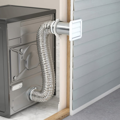 Deflecto Supurr-Flex Dryer Vent Kit, 8ft
