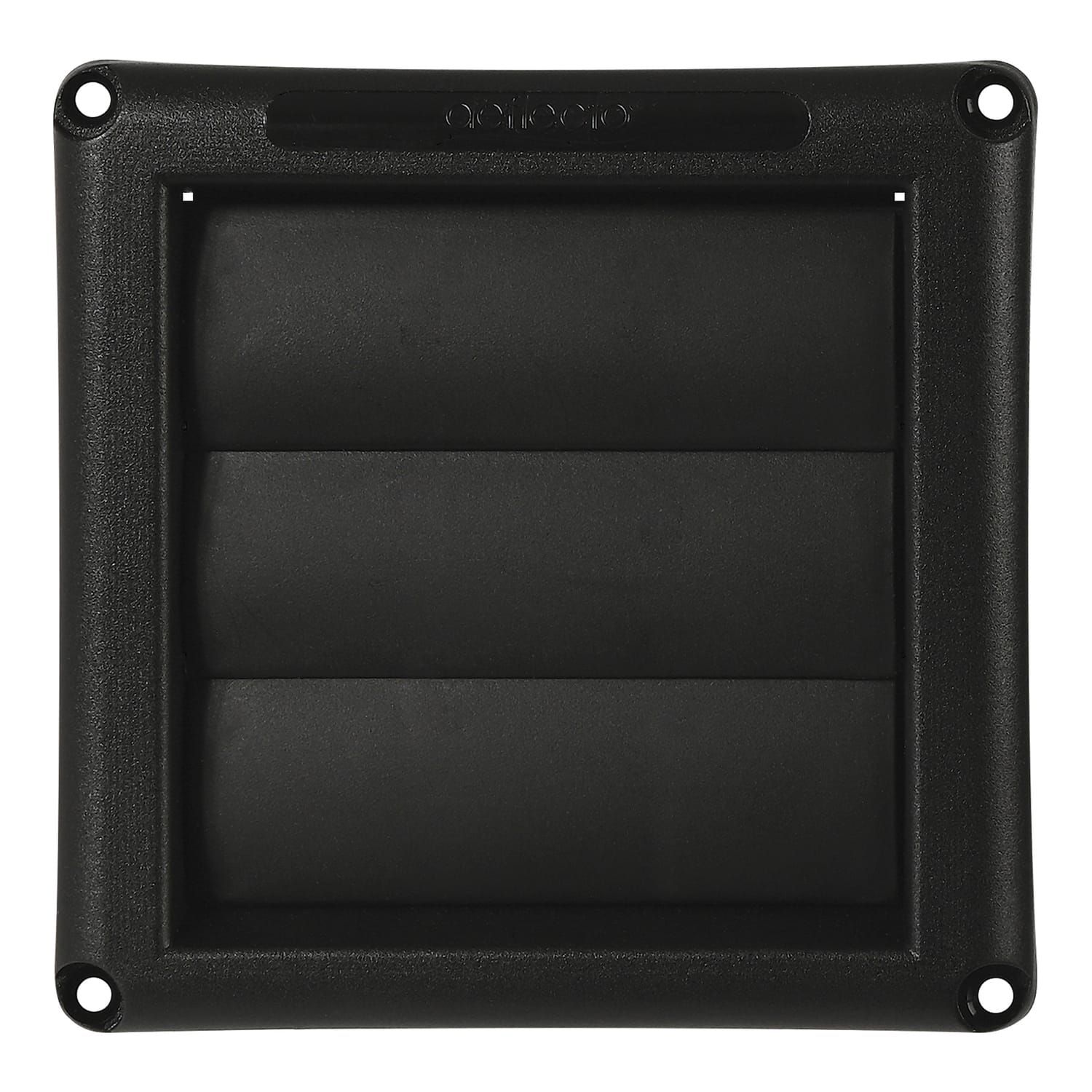 Deflecto Supurr-Vent Louvered 4-In. Dryer Vent Hood Kit with Collar and Aluminum Pipe, SVHABLK4
