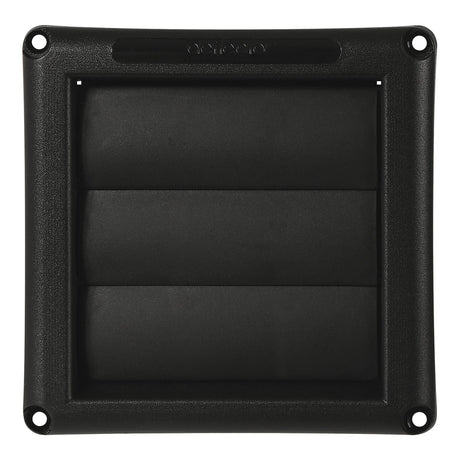 Deflecto Supurr-Vent Louvered 4-In. Dryer Vent Hood Kit with Collar and Aluminum Pipe, SVHABLK4