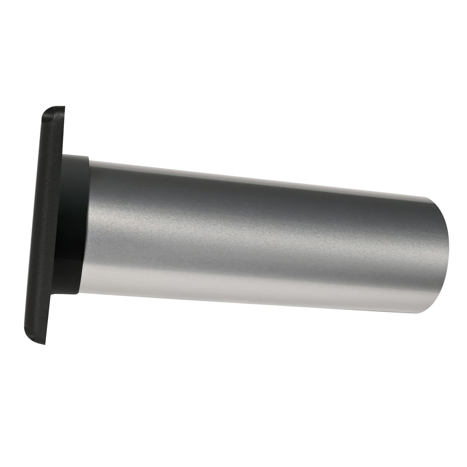 Deflecto Supurr-Vent Louvered 4-In. Dryer Vent Hood Kit with Collar and Aluminum Pipe, SVHABLK4