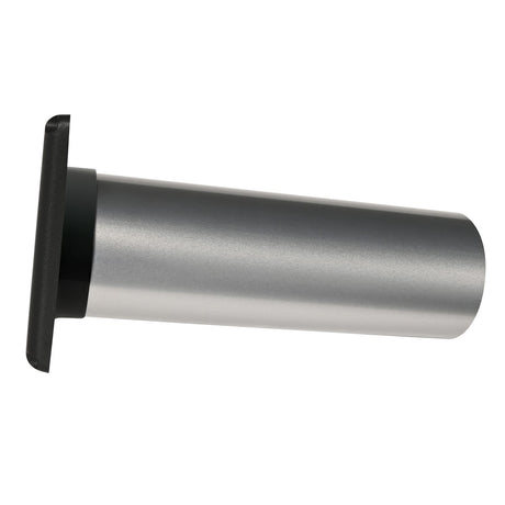 Deflecto Supurr-Vent Louvered 4-In. Dryer Vent Hood Kit with Collar and Aluminum Pipe, SVHABLK4