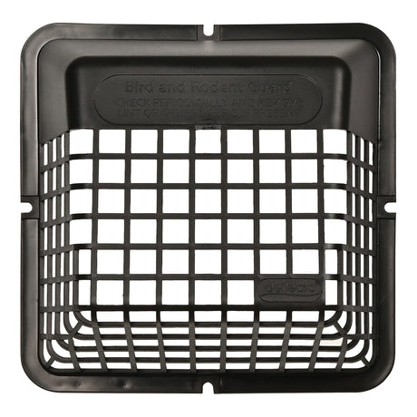 Deflecto Universal Bird Guard for 4-In. Clothes Dryer Vent or 3-In. Bathroom Exhaust Vent, Black