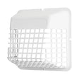 Deflecto Universal Bird Guard for 4-In. Clothes Dryer Vent or 3-In. Bathroom Exhaust Vent, White