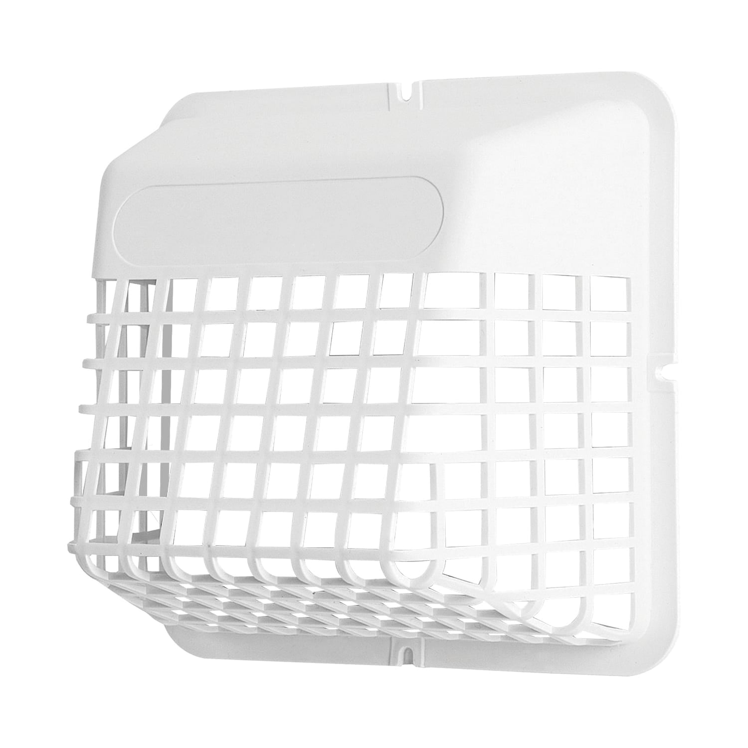 Deflecto Universal Bird Guard for 4-In. Clothes Dryer Vent or 3-In. Bathroom Exhaust Vent, White