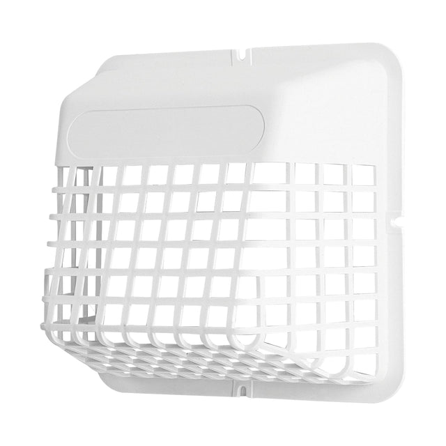 Deflecto Universal Bird Guard for 4-In. Clothes Dryer Vent or 3-In. Bathroom Exhaust Vent, White