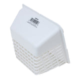 Deflecto Universal Bird Guard for 4-In. Clothes Dryer Vent or 3-In. Bathroom Exhaust Vent, White
