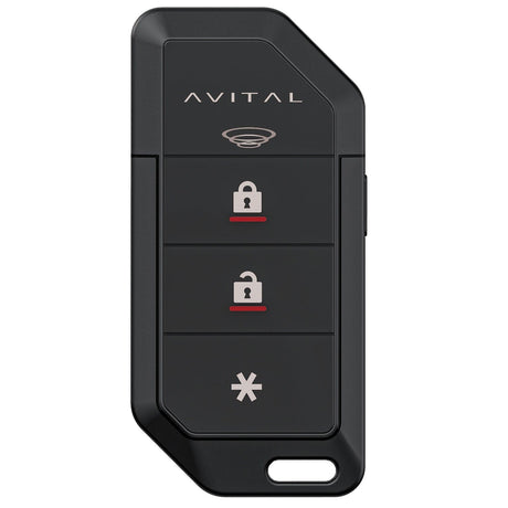 Avital 3103L 1-Way Security System with Two 4-Button Remotes