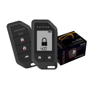 Avital 3308L 2-Way LCD Security System with 2 Remotes
