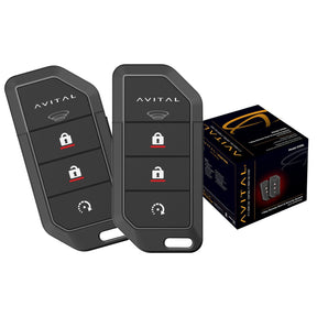 Avital 5108L 1-Way Remote Start Security System with 2 Remotes