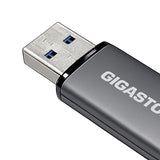 Gigastone Dual USB-C and USB-A Flash Drive, USB 3.2 Gen 1, Plug and Play for PC, Mac, or Phone, 256 GB