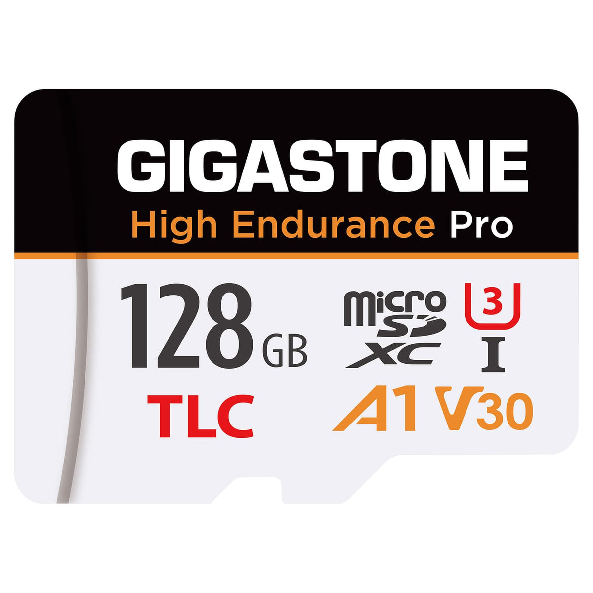 Gigastone TLC High Endurance Pro microSD Card, 128 GB