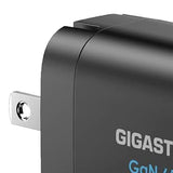 Gigastone 65-Watt 3-Port USB-C and USB-A GaN Wall Charger with Intelligent Power Allocation