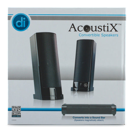Digital Innovations AcoustiX Speaker System 2.0 USB Desktop/Soundbar