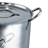 EuroHome Stainless Steel Stock Pot with Lid, 4-Piece Set
