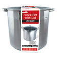 EuroHome 20-Qt. Stainless Steel Stock Pot with Glass Lid