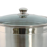 EuroHome 20-Qt. Stainless Steel Stock Pot with Glass Lid