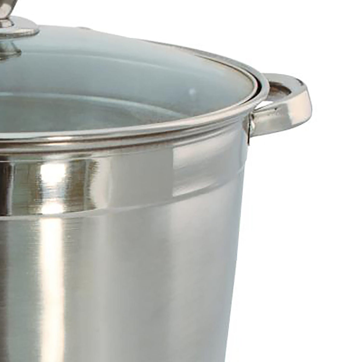 EuroHome 20-Qt. Stainless Steel Stock Pot with Glass Lid