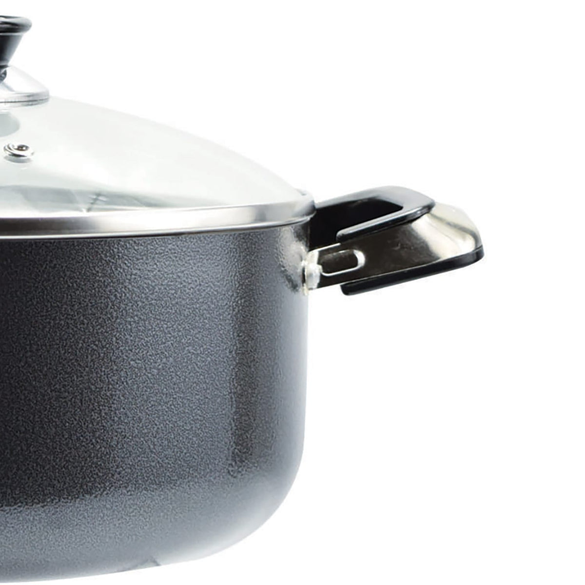 EuroHome 5-Qt. Stock Pot with Glass Lid