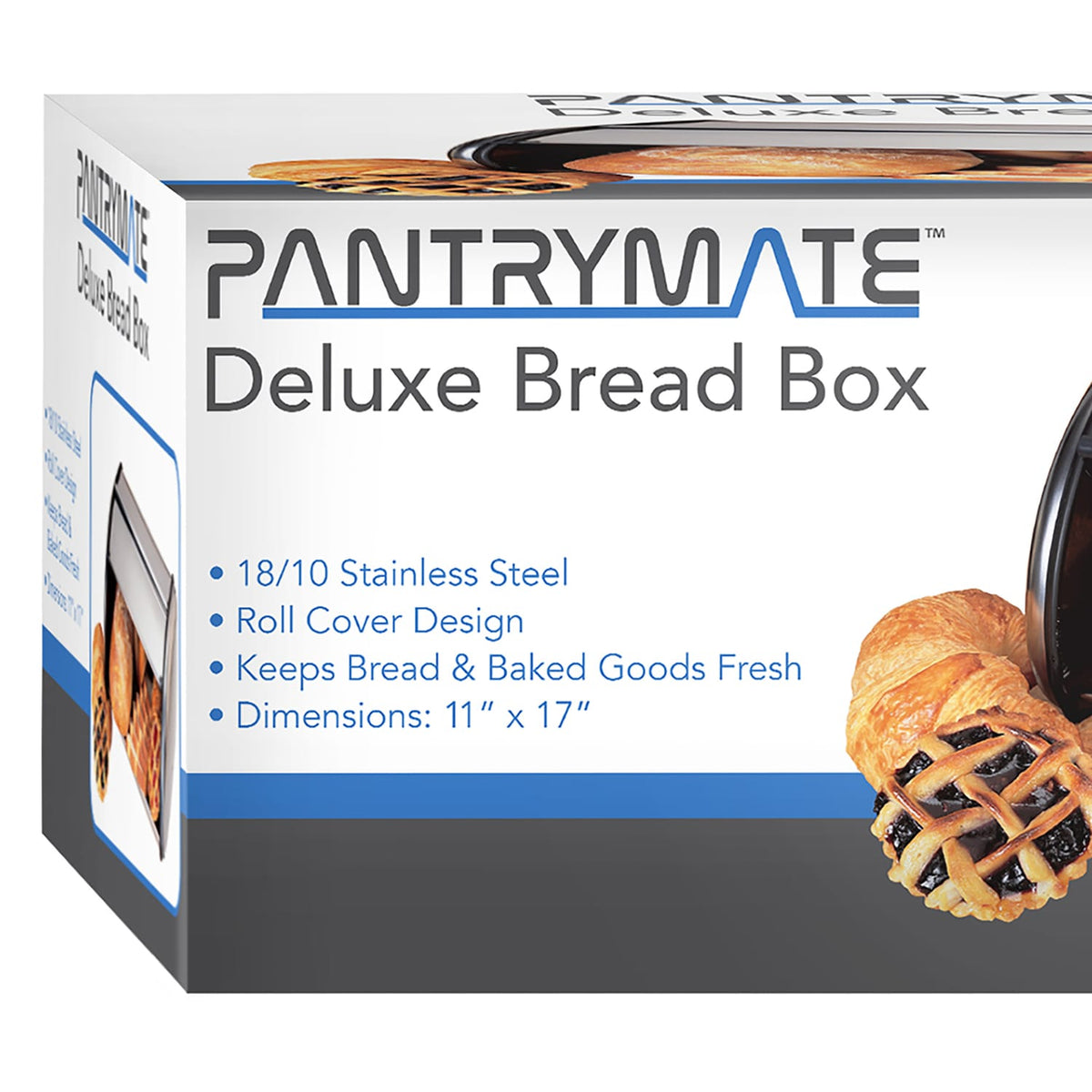 Pantrymate Stainless Steel Bread Box