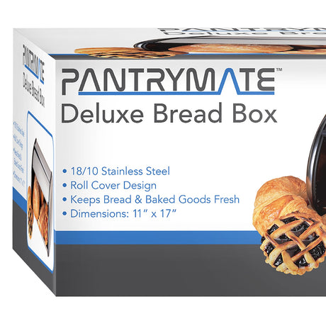 Pantrymate Stainless Steel Bread Box