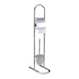 EuroHome Bath 2-in-1 Toilet Brush and Toilet Paper Stand
