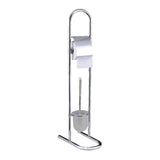 EuroHome Bath 2-in-1 Toilet Brush and Toilet Paper Stand