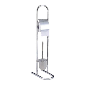 EuroHome Bath 2-in-1 Toilet Brush and Toilet Paper Stand