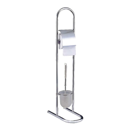 EuroHome Bath 2-in-1 Toilet Brush and Toilet Paper Stand