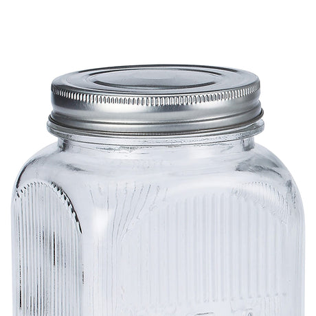 EuroHome Coffee, Tea, and Sugar Glass Canister 3-Piece Set