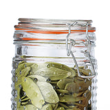EuroHome Glass Canister with Gasket 3-Piece Set