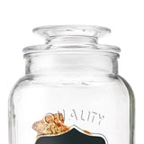 EuroHome Glass Canister with Chalkboard Label 3-Piece Set