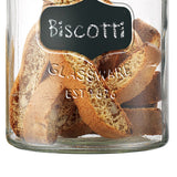 EuroHome Glass Canister with Chalkboard Label 3-Piece Set