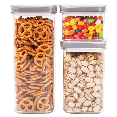 Pantrymate SpaceBox Square Container 3-Piece Set