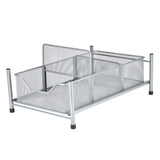 Pantrymate Steel and Mesh 3-Section Slide-out Cabinet Basket
