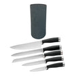 EuroHome Stainless Steel Knife 6-Piece Set Including Holder