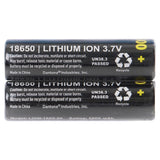 Ultralast 2600 mAh 18650 Retail Blister-Carded Rechargeable Batteries, 2 Pack