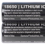 Ultralast 2600 mAh 18650 Retail Blister-Carded Rechargeable Batteries, 2 Pack