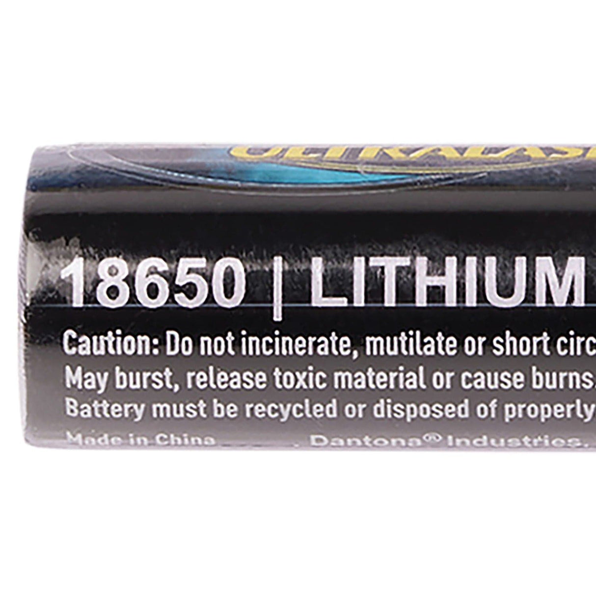 Ultralast 3400 mAh 18650 Retail Blister-Carded Batteries, 1 Pack