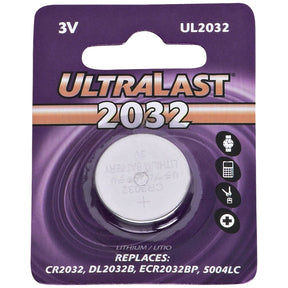 Ultralast UL2032 CR2032 Lithium Coin Cell Battery