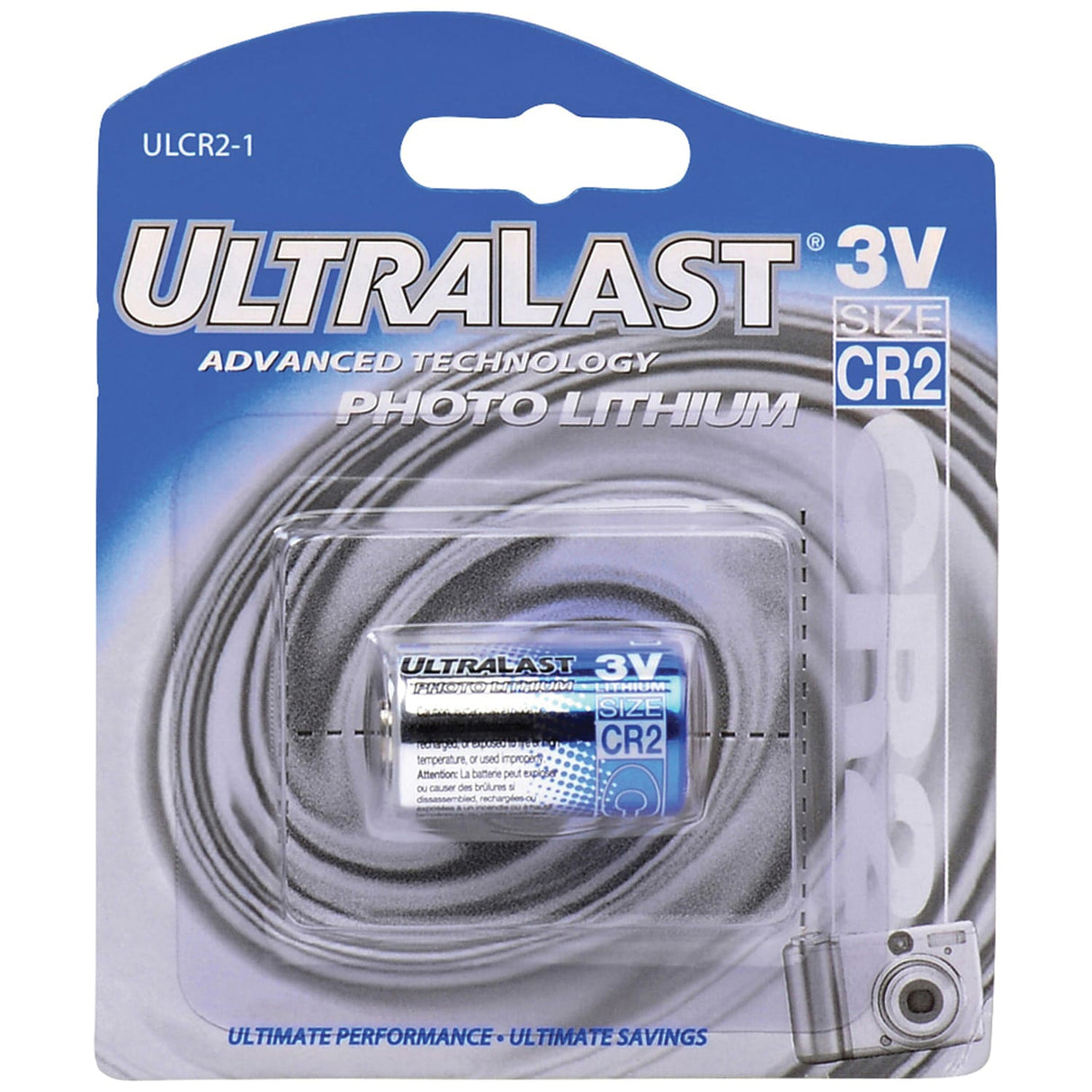 Ultralast ULCR21 CR2 Replacement Battery