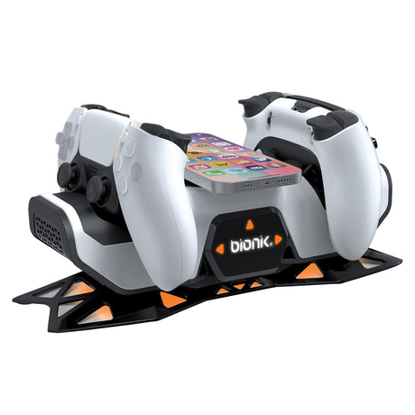 Bionik Power Stand Pro and QuickShot Pro Bundle for PlayStation 5