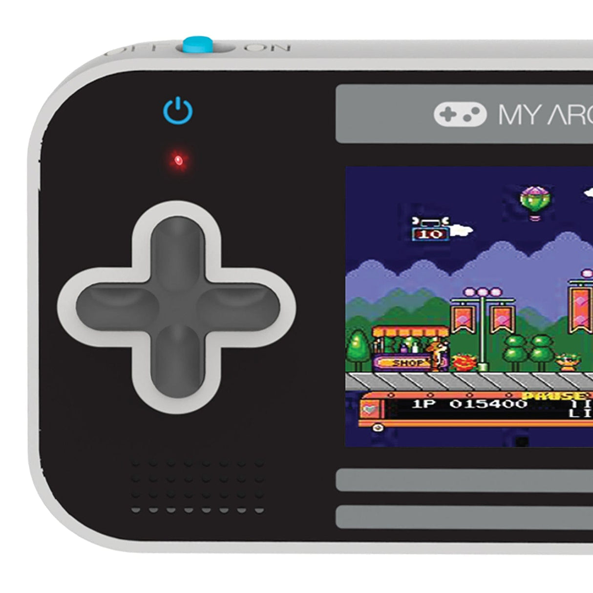 My Arcade Gamer V Classic 220-in-1 Handheld Game System, Black/Blue