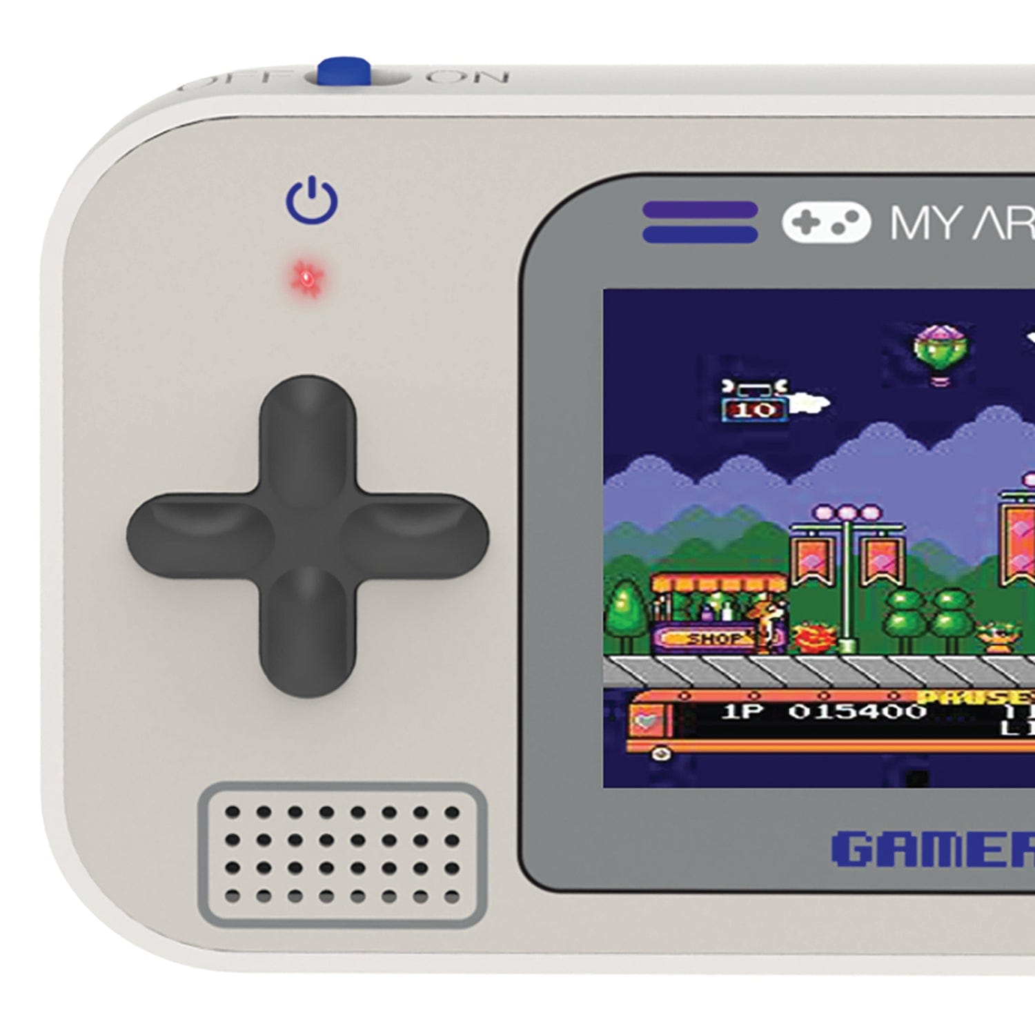 My Arcade Gamer V Classic 220-in-1 Handheld Game System, Gray/Purple