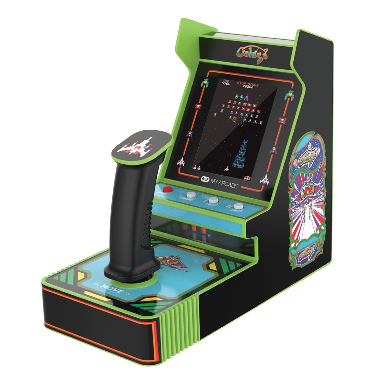 My Arcade Galaga Joystick Player Retro Arcade