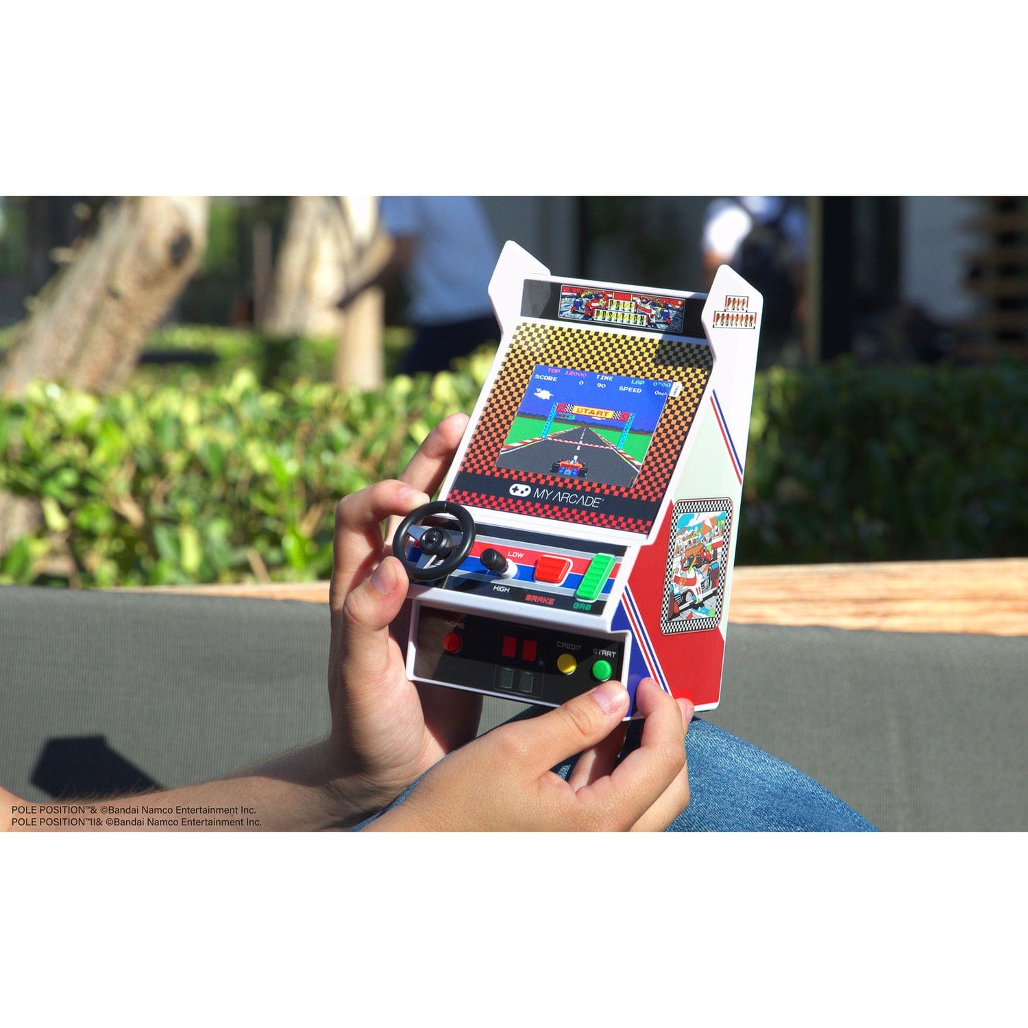 My Arcade Pole Position Racing Micro Player Portable Retro Arcade